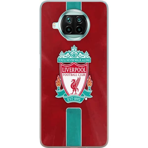 Xiaomi Mi 10T Lite 5G Gennemsigtig cover Liverpool FC - Klassisk Fodboldstolthed i Rødt