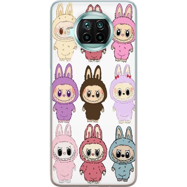 Xiaomi Mi 10T Lite 5G Läpinäkyvä kuori Labubu Pink Monster - Popkulttuuri Kawaii-kosketuksella