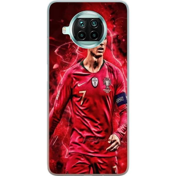 Xiaomi Mi 10T Lite 5G Gennemsigtig cover Ronaldo Færdigheder - CR7 Design for Ægte Fans