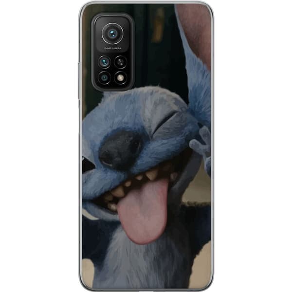 Xiaomi Mi 10T Pro 5G Läpinäkyvä kuori Stitch Söpö Alien - Sininen Suosikki Ulkoavaruudesta