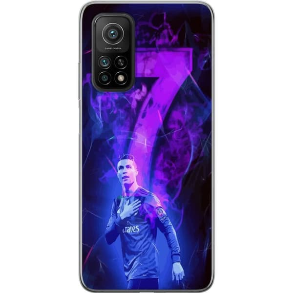 Xiaomi Mi 10T Pro 5G Genomskinligt Skal Ronaldo 7 – Fotbollslegend i Action för Fans