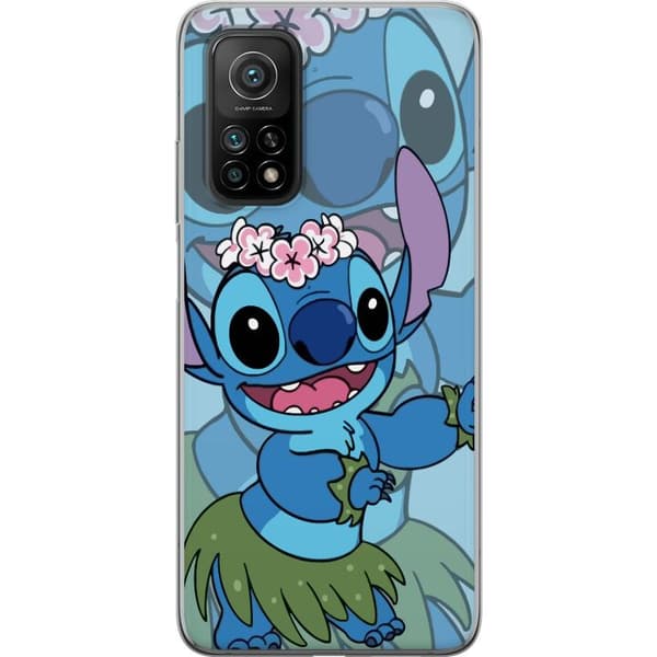 Xiaomi Mi 10T Pro 5G Genomskinligt Skal Stitch under Stjärnorna – Magisk Anime-stil