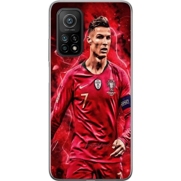 Xiaomi Mi 10T Pro 5G Läpinäkyvä kuori Ronaldon Taidot - CR7 Suunnittelu Aidolle Kannattajalle