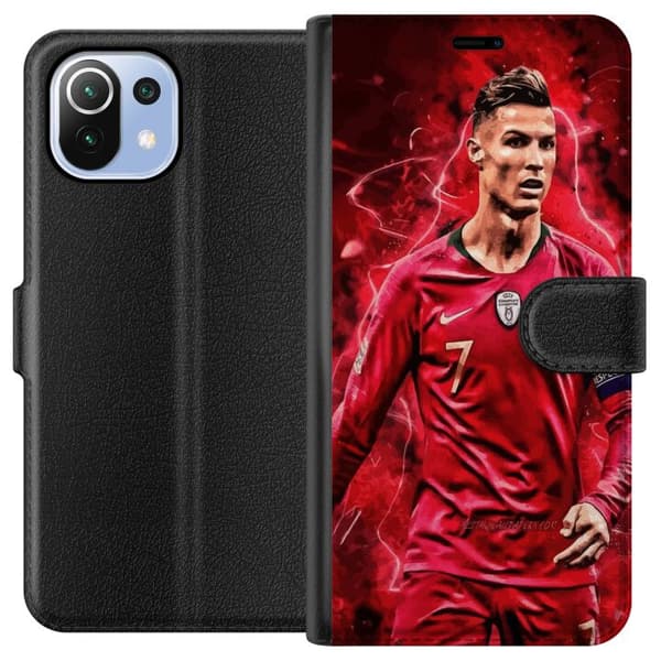 Xiaomi Mi 11 Lite Plånboksfodral Ronaldo Skills – CR7 Design för Äkta Supporters