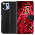 Miniatyrbild 1 av 3: Xiaomi Mi 11 Lite Plånboksfodral Ronaldo Skills – CR7 Design för Äkta Supporters