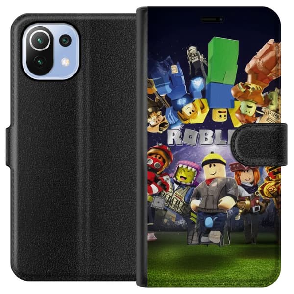 Xiaomi Mi 11 Lite Plånboksfodral Roblox Värld – Gamingäventyr för Barn & Ungdomar