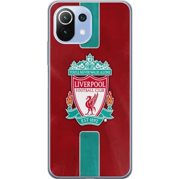 Xiaomi Mi 11 Lite Genomskinligt Skal Liverpool FC – Klassisk Fotbollsstolthet i Rött