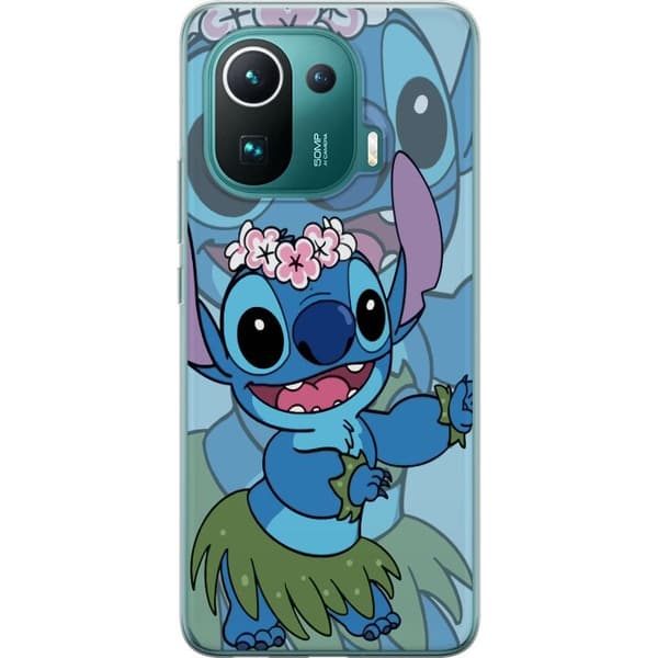 Xiaomi Mi 11 Pro Gennemsigtig cover Stitch under Stjernerne - Magisk Anime-stil