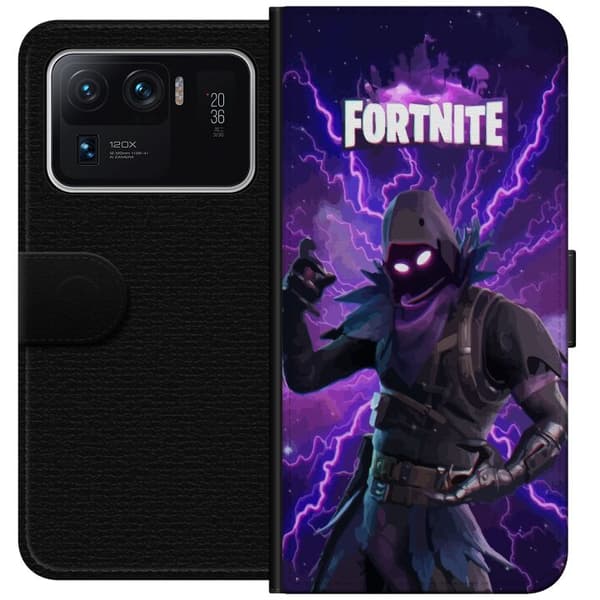 Xiaomi Mi 11 Ultra Plånboksfodral Fortnite Raven – Mörk Stridsikon från Battle Royale