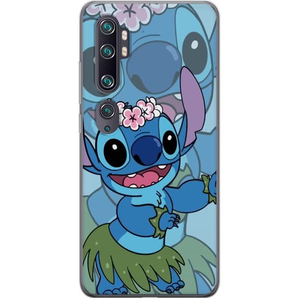 Xiaomi Mi Note 10 Gennemsigtig cover Stitch under Stjernerne - Magisk Anime-stil