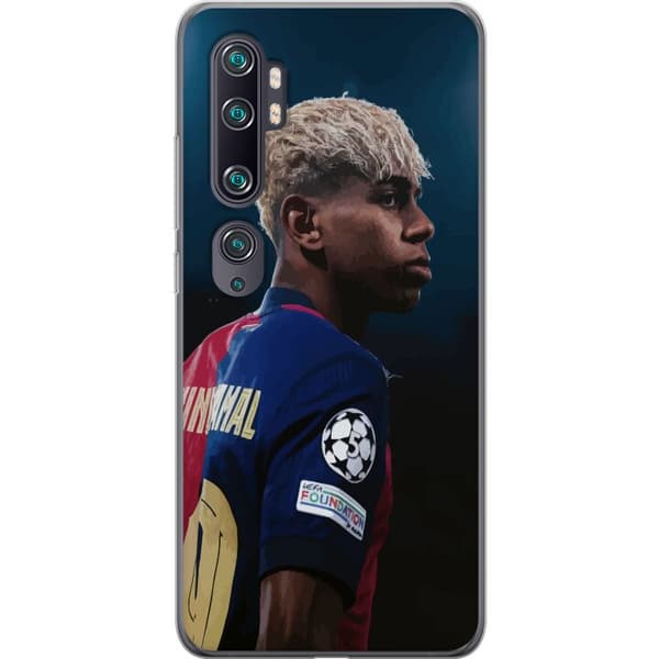Xiaomi Mi Note 10 Gennemsigtig cover Lamine Yamal - Barcelonas Wunderkind i fokus