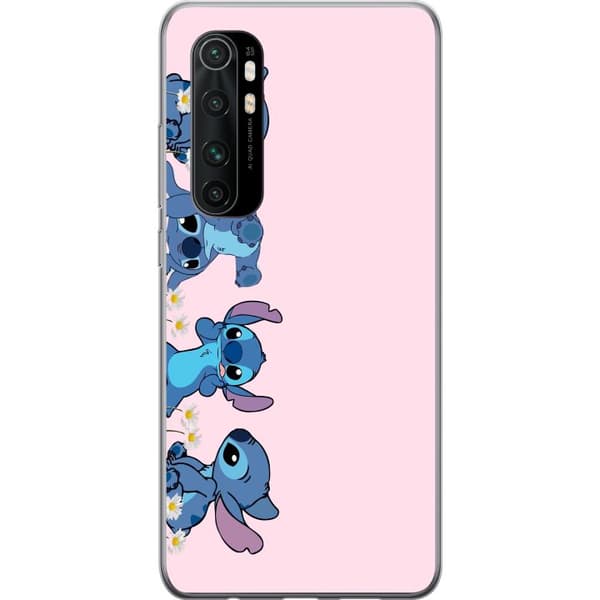 Xiaomi Mi Note 10 Lite Gennemsigtig cover Stitch Grin & Leg – Perfekt til Telefoncovers eller Plakater