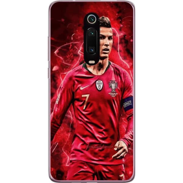 Xiaomi Mi 9T Pro  Läpinäkyvä kuori Ronaldon Taidot - CR7 Suunnittelu Aidolle Kannattajalle