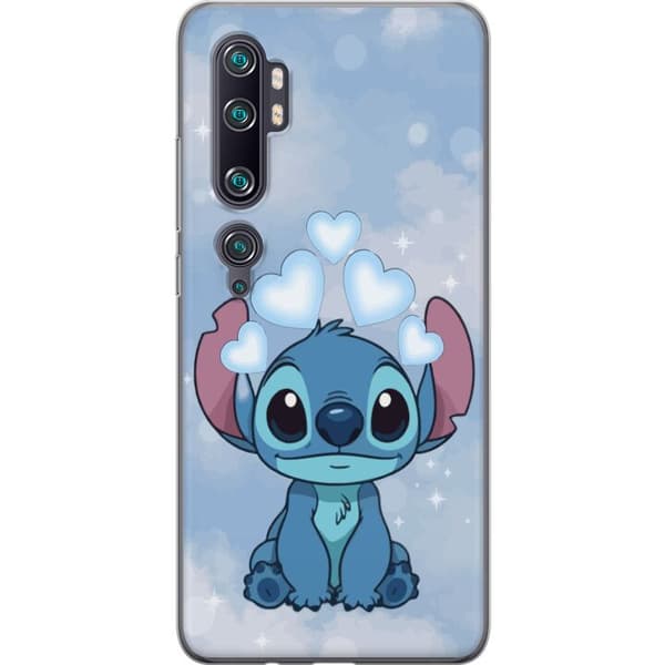 Xiaomi Mi Note 10 Pro Gennemsigtig cover Stitch Hoppende Glæde - Sjovt Design til Gave