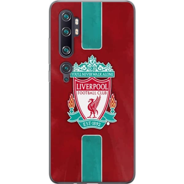 Xiaomi Mi Note 10 Pro Gjennomsiktig deksel Liverpool FC - Klassisk Fotballstolthet i Rødt