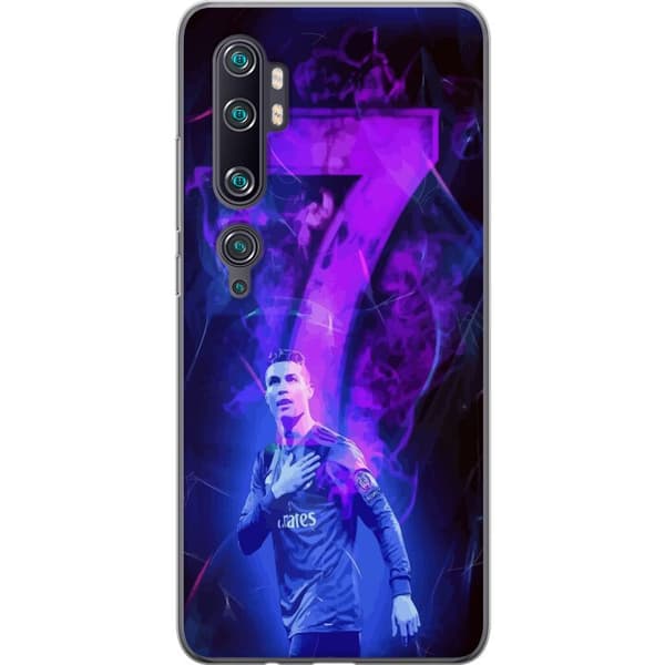 Xiaomi Mi Note 10 Pro Gjennomsiktig deksel Ronaldo 7 - Fotballlegenden i Aksjon for Fans