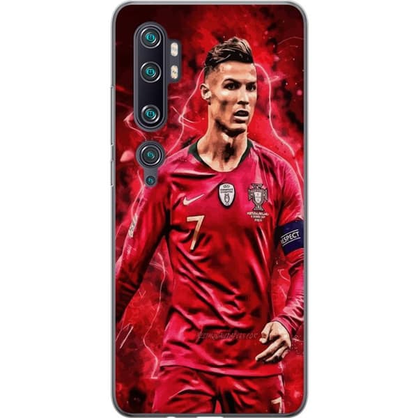 Xiaomi Mi Note 10 Pro Läpinäkyvä kuori Ronaldon Taidot - CR7 Suunnittelu Aidolle Kannattajalle
