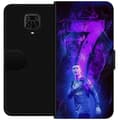 Pikkukuva 1 / 3: Xiaomi Redmi Note 9 Pro Lompakkokotelo Ronaldo 7 - Jalkapallolegenda Toiminnassa Fanien Puolesta