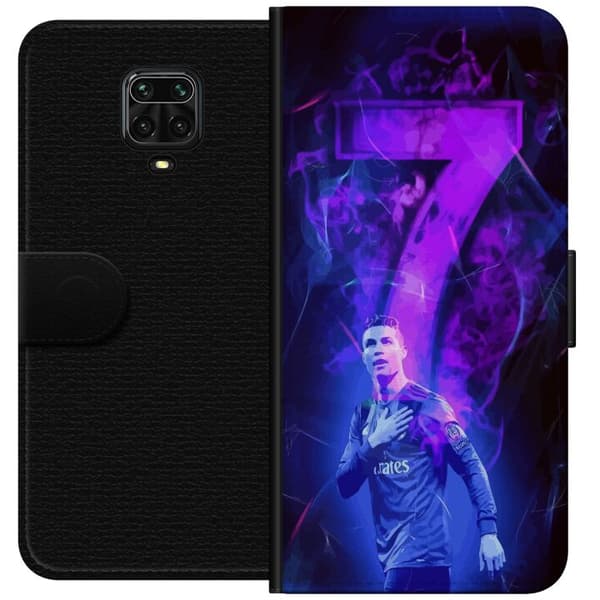 Xiaomi Redmi Note 9 Pro Lompakkokotelo Ronaldo 7 - Jalkapallolegenda Toiminnassa Fanien Puolesta