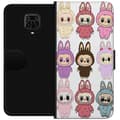 Miniatyrbilde 1 av 3: Xiaomi Redmi Note 9 Pro Lommeboketui Labubu Pink Monster - Popkunst med Kawaii-touch