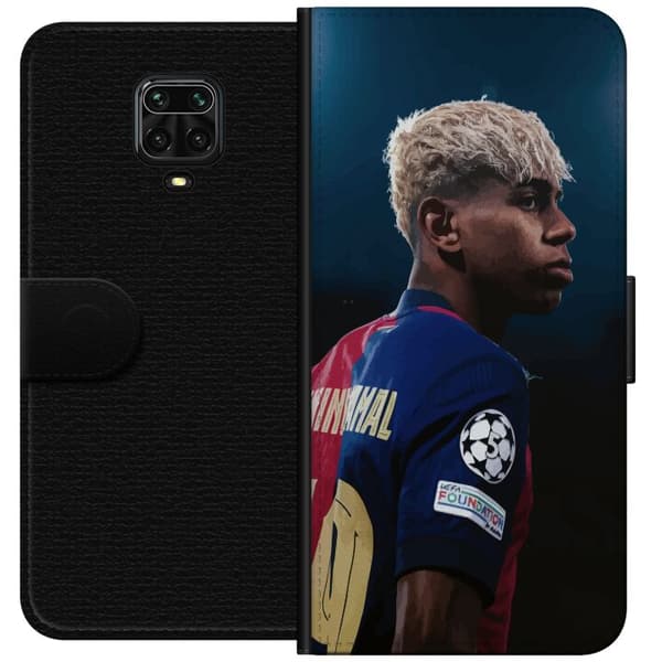 Xiaomi Redmi Note 9 Pro Lompakkokotelo Lamine Yamal - Barcelonan ihmelapsi fokuksessa