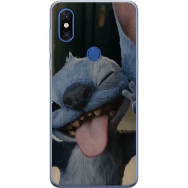 Xiaomi Mi Mix 3 Gjennomsiktig deksel Stitch Søt Alien - Blå Favoritt fra Ytre Rommet