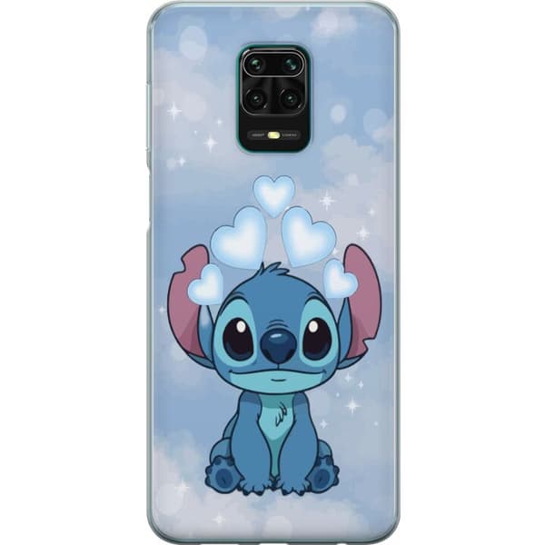 Xiaomi Redmi Note 9 Pro Läpinäkyvä kuori Stitch Hyppäävä Ilo - Hauska Suunnittelu Lahjalle