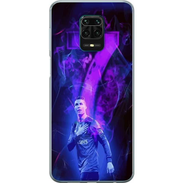Xiaomi Redmi Note 9 Pro Gennemsigtig cover Ronaldo 7 - Fodboldlegende i Handling for Fans