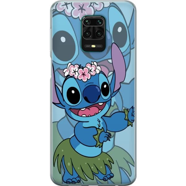 Xiaomi Redmi Note 9 Pro Gjennomsiktig deksel Stitch under stjernene - Magisk Anime-stil