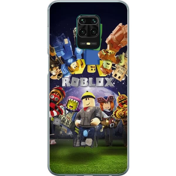 Xiaomi Redmi Note 9 Pro Gennemsigtig cover Roblox Verden - Gaming Eventyr for Børn og Unge