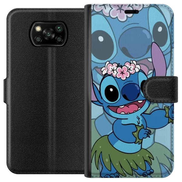 Xiaomi Poco X3 NFC Plånboksfodral Stitch under Stjärnorna – Magisk Anime-stil