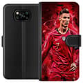 Miniatyrbild 1 av 3: Xiaomi Poco X3 NFC Plånboksfodral Ronaldo Skills – CR7 Design för Äkta Supporters