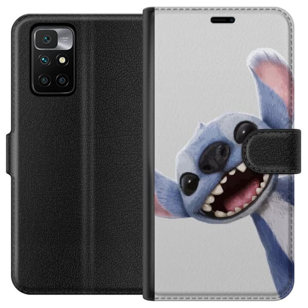 Xiaomi Redmi 10 Plånboksfodral Stitch i Fart – Kawaii Design för Fans & Barn