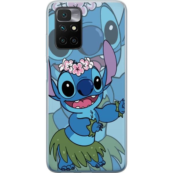Xiaomi Redmi 10 Gjennomsiktig deksel Stitch under stjernene - Magisk Anime-stil