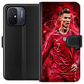 Miniatyrbillede 1 af 3: Xiaomi Redmi 12C Tegnebogsetui Ronaldo Færdigheder - CR7 Design for Ægte Fans