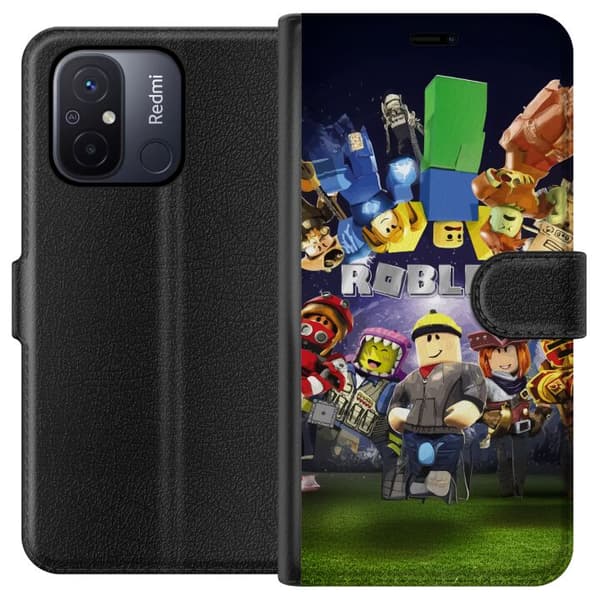 Xiaomi Redmi 12C Tegnebogsetui Roblox Verden - Gaming Eventyr for Børn og Unge