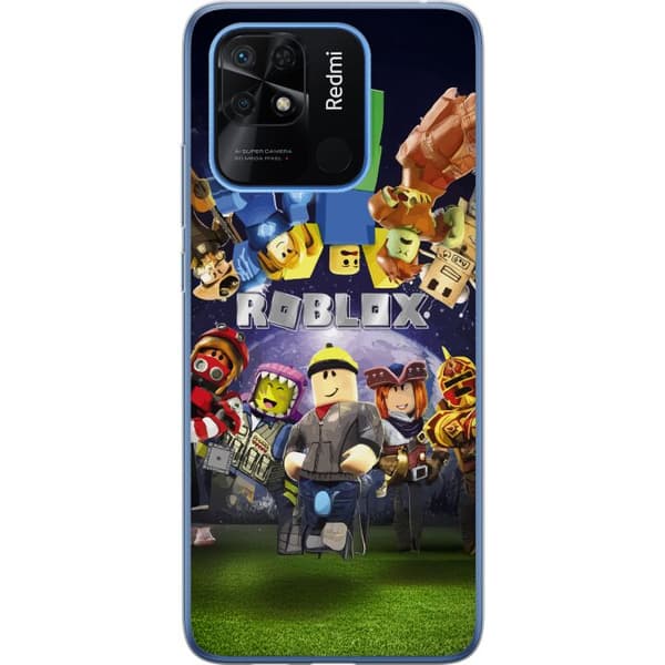 Xiaomi Redmi 10C Genomskinligt Skal Roblox Värld – Gamingäventyr för Barn & Ungdomar