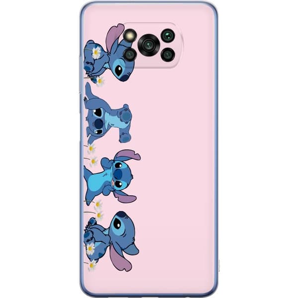 Xiaomi Poco X3 Pro Gennemsigtig cover  Stitch Grin & Leg – Perfekt til Telefoncovers eller Plakater