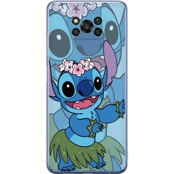 Xiaomi Poco X3 Pro Gennemsigtig cover Stitch under Stjernerne - Magisk Anime-stil