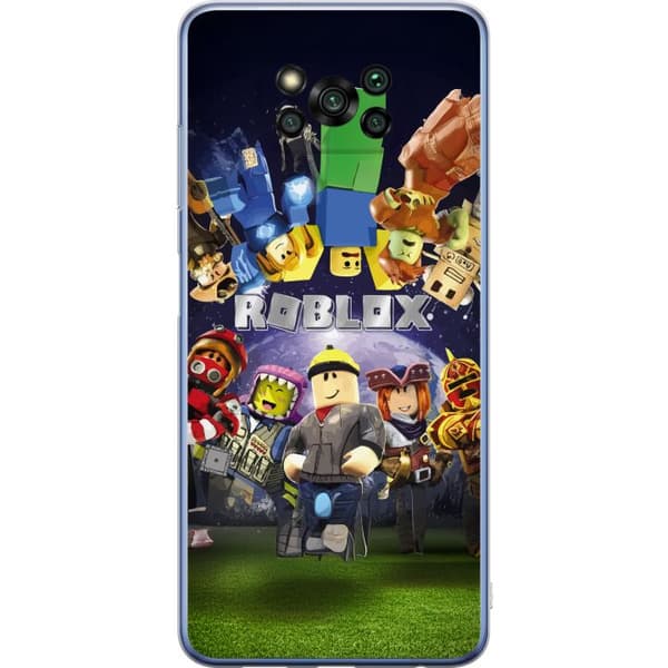 Xiaomi Poco X3 Pro Gjennomsiktig deksel Roblox Verden - Spilleventyr for Barn og Ungdom