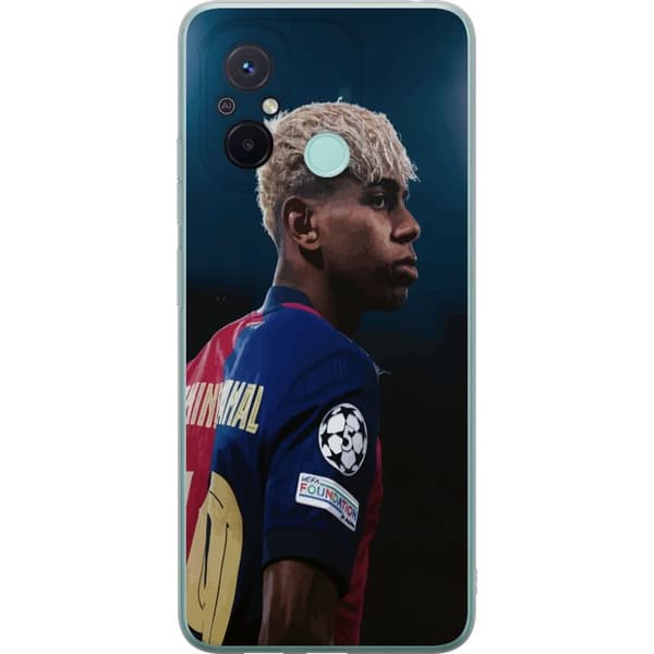 Xiaomi Redmi 12C Läpinäkyvä kuori Lamine Yamal - Barcelonan ihmelapsi fokuksessa
