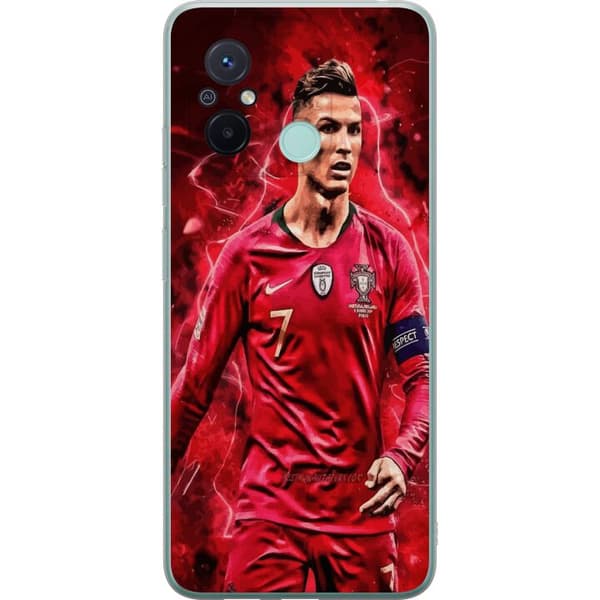 Xiaomi Redmi 12C Genomskinligt Skal Ronaldo Skills – CR7 Design för Äkta Supporters