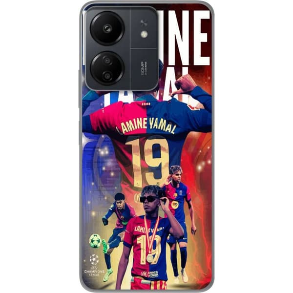 Xiaomi Redmi 13C Läpinäkyvä kuori Yamal Liikkeessä - Nuori Lahjakkuus Maailmanlaajuisella Tasolla