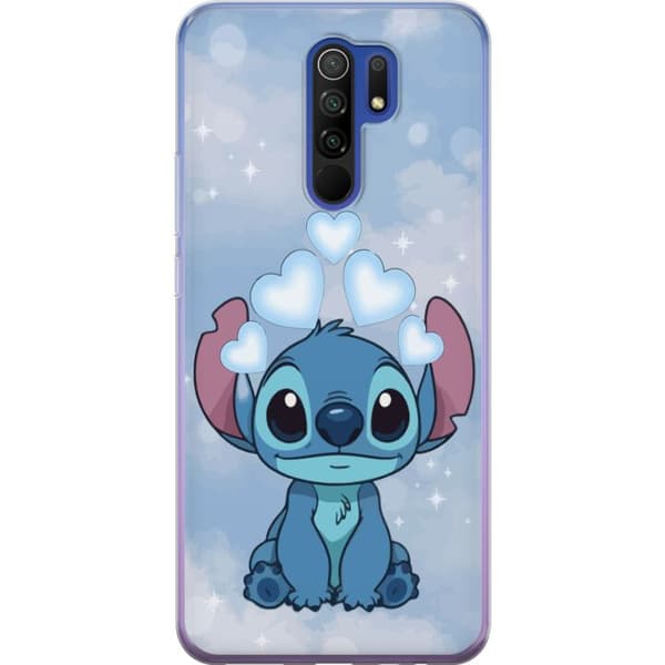 Xiaomi Redmi 9 Läpinäkyvä kuori Stitch Hyppäävä Ilo - Hauska Suunnittelu Lahjalle