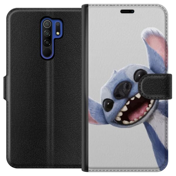 Xiaomi Redmi 9 Tegnebogsetui Stitch i fart - Kawaii-design til fans & børn