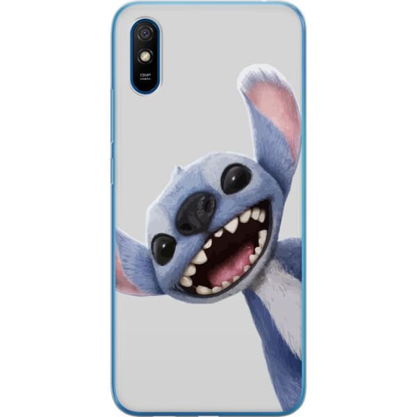 Xiaomi Redmi 9AT Läpinäkyvä kuori Stitch liikkeessä - Kawaii-suunnittelu faneille ja lapsille