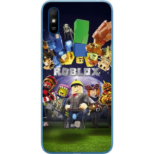 Xiaomi Redmi 9A Gennemsigtig cover Roblox Verden - Gaming Eventyr for Børn og Unge
