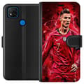 Miniatyrbillede 1 af 3: Xiaomi Redmi 9C Tegnebogsetui Ronaldo Færdigheder - CR7 Design for Ægte Fans