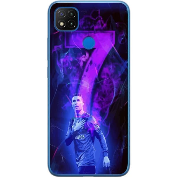 Xiaomi Redmi 9C Genomskinligt Skal Ronaldo 7 – Fotbollslegend i Action för Fans