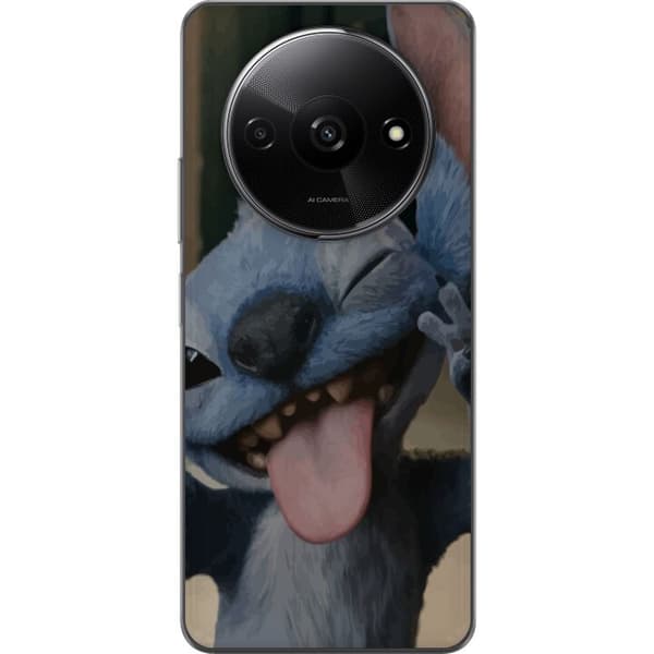 Xiaomi Redmi A3 Gennemsigtig cover Stitch Sød Alien - Blå Favorit fra Ydre Rummet